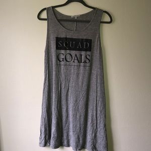 NWOT squad goals grey dress 👗